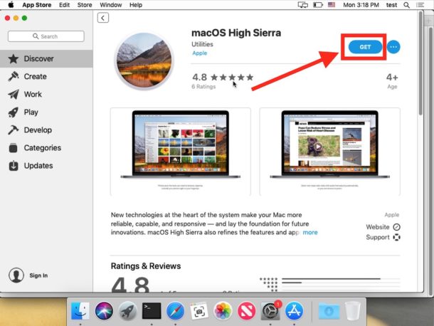 Download os high sierra for free